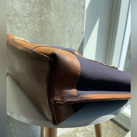 SOLD Tory Burch Perry Medium Multi-Stripe Canvas Tote - Picture 13 of 14